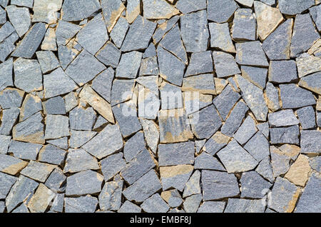 Telaio completo di prendere un muro di pietra Foto Stock