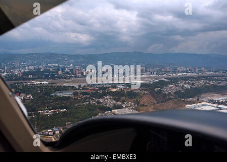 Lo sbarco a Città del Guatemala è La Aurora International Airport Foto Stock