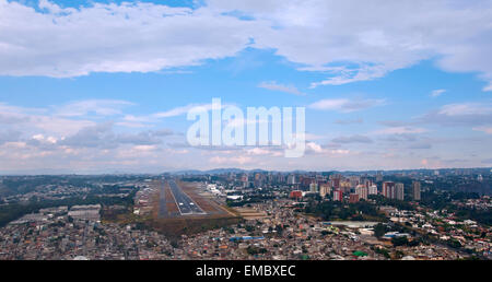 Lo sbarco a Città del Guatemala è La Aurora International Airport Foto Stock