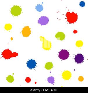 Modello senza cuciture con sfondo blot Illustrazione Vettoriale