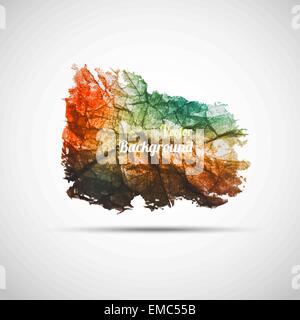 Grungy forma strutturata. Illustrazione Vettoriale