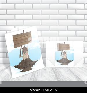 Felice Festa della mamma. Illustrazione Vettoriale