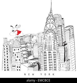 NEW YORK Illustrazione Vettoriale