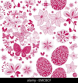 Pasqua pattern senza giunture Illustrazione Vettoriale
