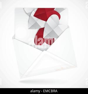 Felice il giorno di San Valentino. Illustrazione Vettoriale