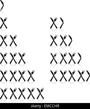 Ristorante delle valutazioni Illustrazione Vettoriale