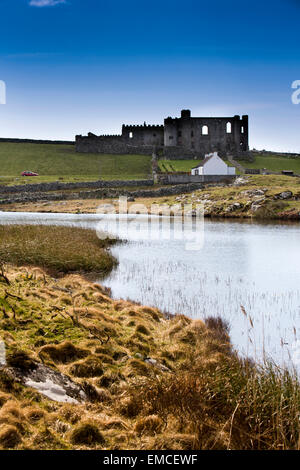 Irlanda, Co Galway, Connemara, Ballyconneely, Aillebrack, Grazia O'Malley's Castle, di Grainuaile, la "regina del pirata di Connaught Foto Stock