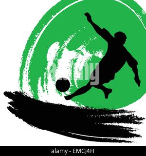 Giocatore di calcio Illustrazione Vettoriale