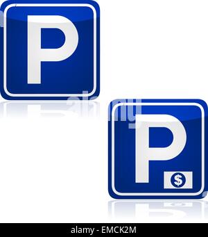 Parcheggio Illustrazione Vettoriale