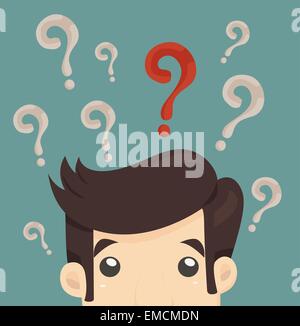 Imprenditore confuso Illustrazione Vettoriale