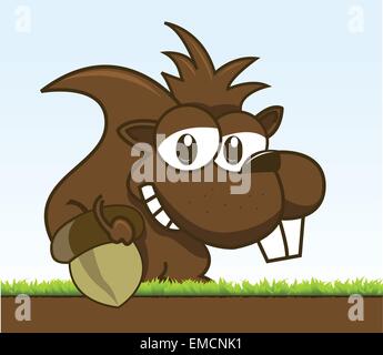 Chipmunk Illustrazione Vettoriale