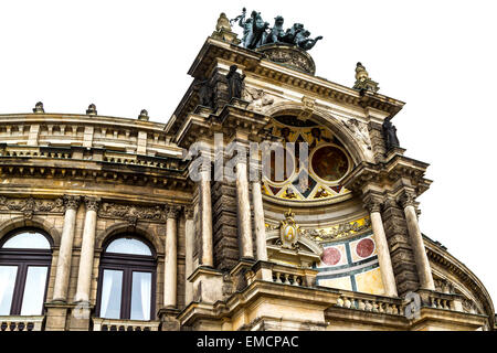 Edificio opera di Dresda , Germania Foto Stock