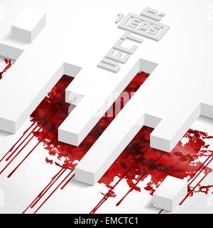 Abstract 3D design geometrico. Illustrazione Vettoriale