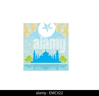 Abstract background religioso - Ramadan Kareem disegno vettoriale Illustrazione Vettoriale