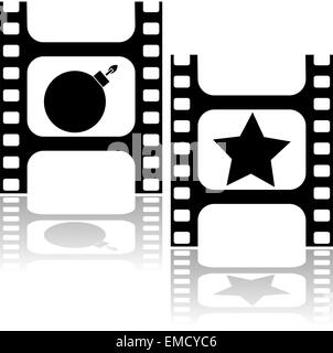 Stella o bomba Illustrazione Vettoriale