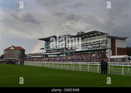 Il giorno della gara a York Racecourse, North Yorkshire, Regno Unito. Immagine: Scott Bairstow/Alamy Foto Stock