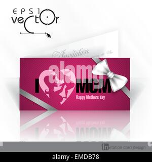 Felice Festa della mamma. Illustrazione Vettoriale