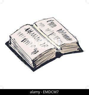 libro aperto Illustrazione Vettoriale