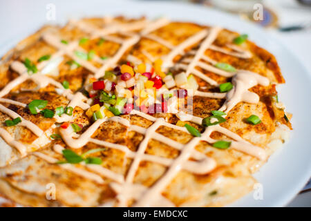 Lobster quesadillas Foto Stock