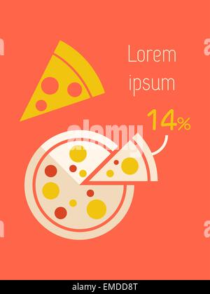 Una infografica elementi. Illustrazione Vettoriale