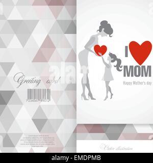 Felice madre'┐ ì¢s Day Illustrazione Vettoriale