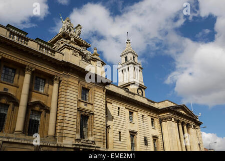 Dettaglio della Guildhall in Hull City Centre Regno Unito Foto Stock