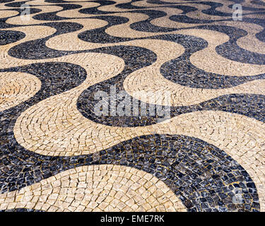 Pavimentazione portoghese. Foto Stock