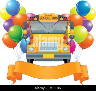 American School bus Illustrazione Vettoriale