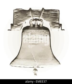 Liberty Bell Illustrazione Vettoriale