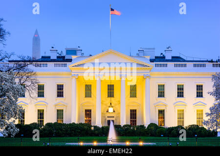 Washington, D.C. alla Casa Bianca. Foto Stock