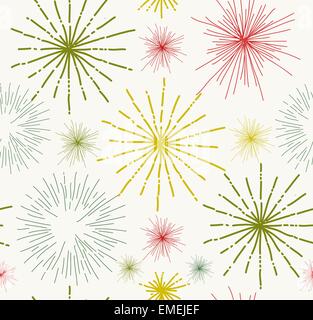 Abstract stelle doodle pattern senza giunture Illustrazione Vettoriale
