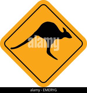 Segno del canguro Illustrazione Vettoriale