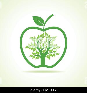 Albero interno Apple - illustrazione vettoriale Illustrazione Vettoriale