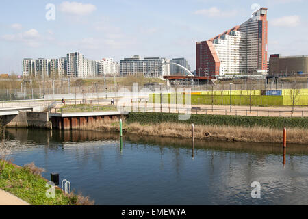 Queen Elizabeth Olympic Park Stratford East London Inghilterra England Regno Unito Europa Foto Stock