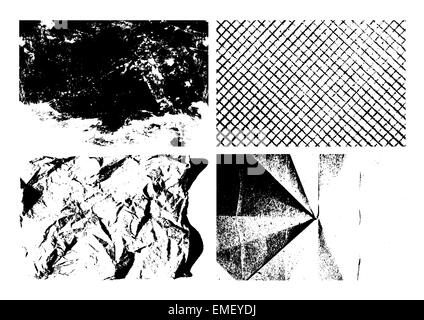 Grunge sfondi texture impostato Illustrazione Vettoriale