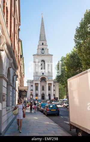 La Chiesa di Cristo, Spitalfields, Londra, Inghilterra, GB, Regno Unito Foto Stock