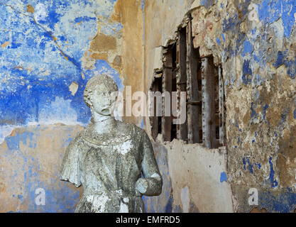 Statua di Calke Abbey, Derbyshire, in Inghilterra, Regno Unito Foto Stock