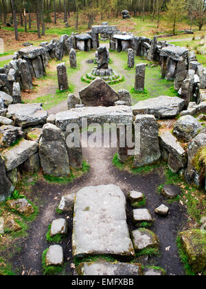 I Druidi Tempio Ilton vicino a Masham North Yorkshire, Inghilterra Foto Stock