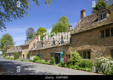 Il villaggio Costwold di Snowshill near Broadway, Worcestershire, England, Regno Unito Foto Stock