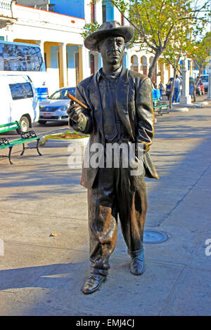 Statua famosa Son Cubano cantante Benny più Cienfuegos Cuba Foto Stock