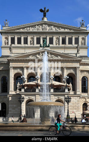 Germania, Assia, Frankfurt am Main, Alte Oper, Opera, Foto Stock