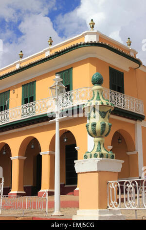 Brunet Palace sulla Plaza Mayor Trinidad Cuba Foto Stock