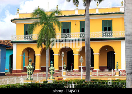 Brunet Palace sulla Plaza Mayor Trinidad Cuba Foto Stock