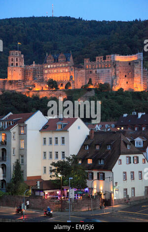 Germania Baden-Württemberg del castello di Heidelberg Foto Stock