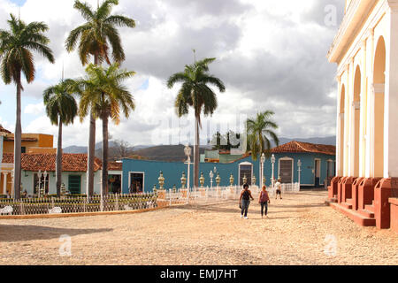 Brunet Palace sulla Plaza Mayor Trinidad Cuba Foto Stock