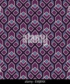 Astratta geometrica perfetta motivo pattern di sfondo. Vivace piazza composizione Illustrazione Vettoriale