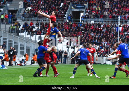 Bakkies Botha - 19.04.2015 - Tolone/Leinster - 1/2Finale European Champions Cup. Foto Stock