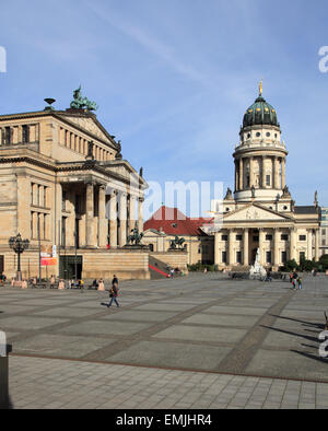 Germania, Berlino, Gendarmenmarkt, Konzerthaus, Concert Hall, Cattedrale francese, Foto Stock