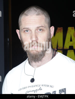 Las Vegas, Nevada, USA. Xxi Aprile, 2015. Attore Tom Hardy assiste la Warner Bros 2015 CinemaCon presentazione il 21 aprile 2015 al Caesars Palace Hotel & Casino di Las Vegas, Nevada. Credito: Marcel Thomas/ZUMA filo/Alamy Live News Foto Stock