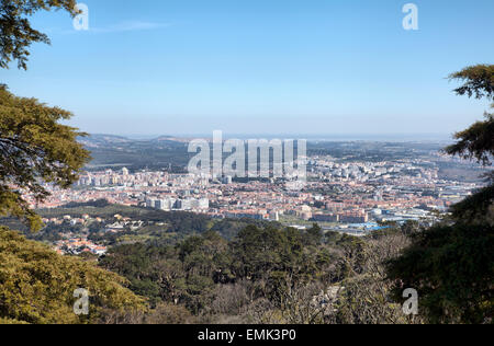 Viste dal Palácio da Pena su Sintra - Portogallo Foto Stock